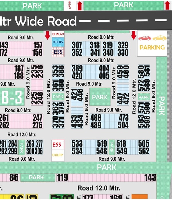 Rohini Sector 37 Plot for Sale - B3 | 427 Close Detail