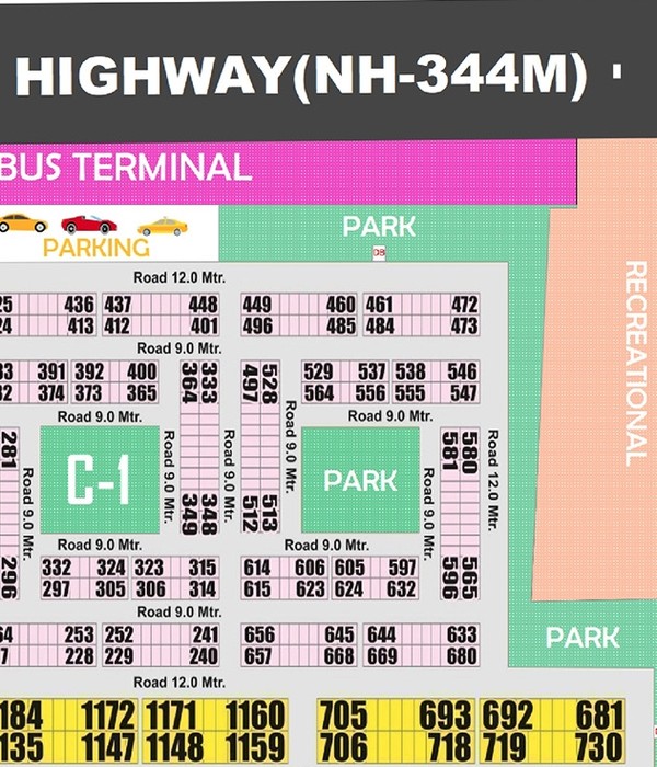 Rohini Sector 37 Plot for Sale - C1 | 610B Park Facing