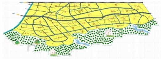 Zone N's Sector & Road Delineation