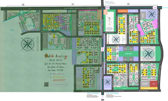 Rohini Sector 36 layout plan map