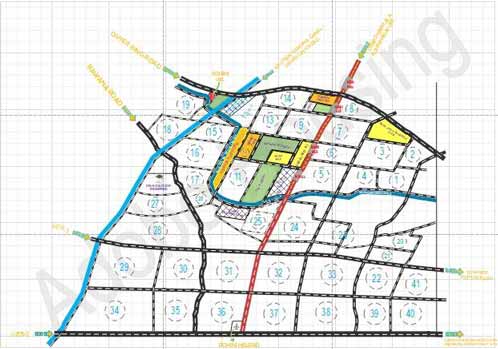Rohini layout plan map