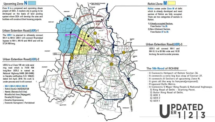 Updated UER 1, 2, and 3 layout Map