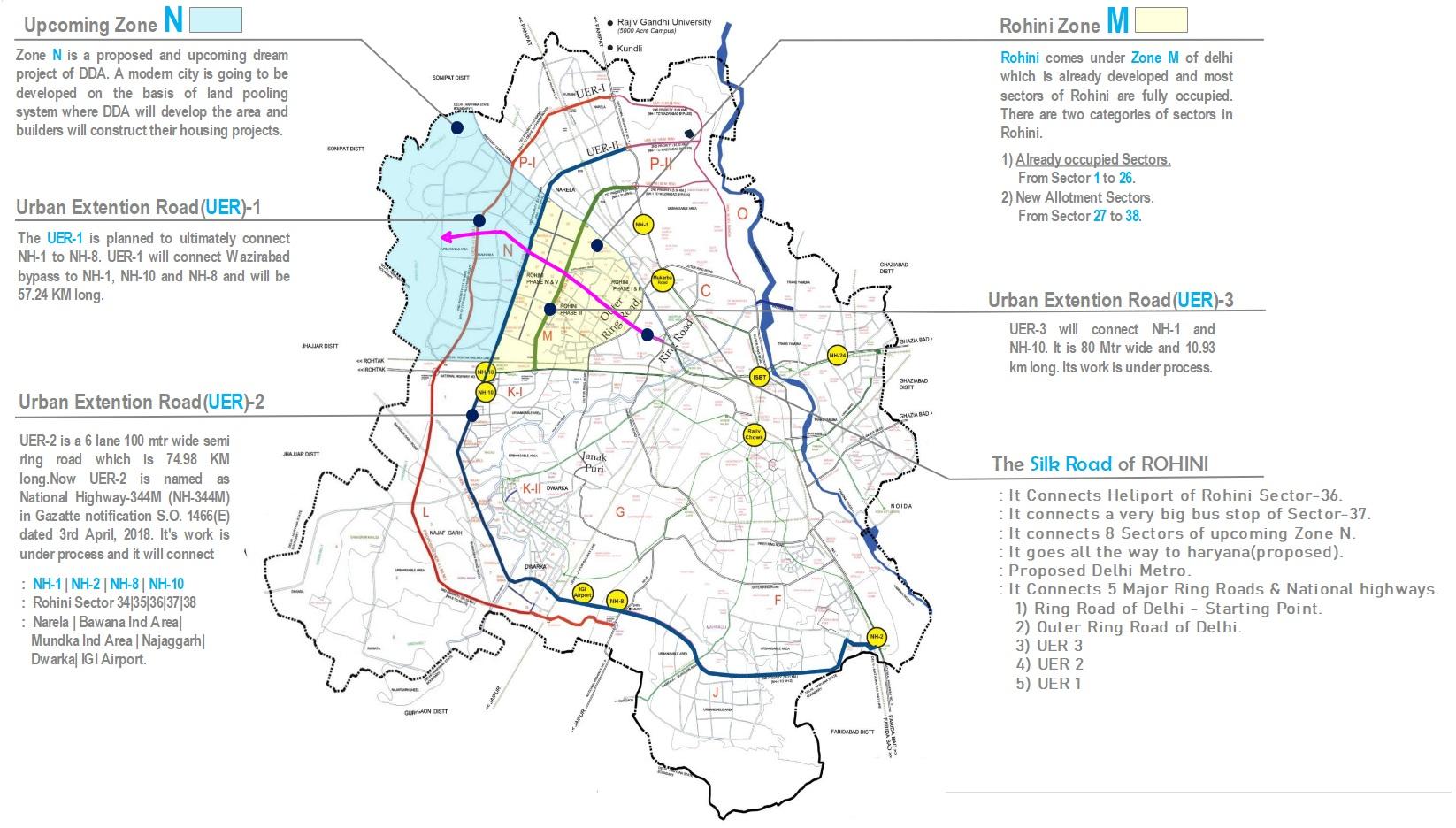 UER-1,2 & 3 map