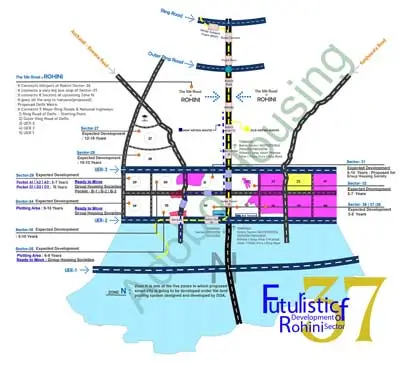 futuristic development of rohini sector 37