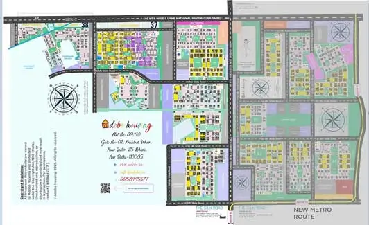 Rohini Sector 37 layout plan map