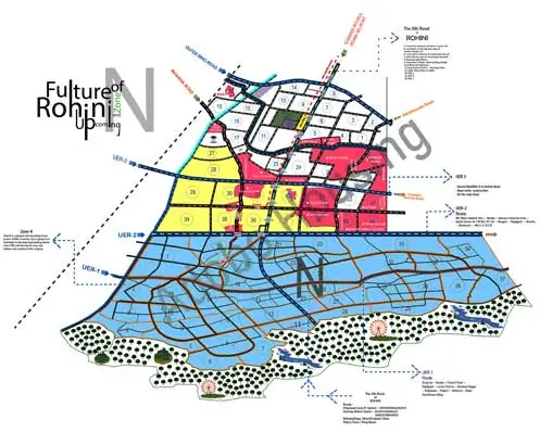 sector 37 rohini Future of rohini zone n the silk road of rohini uer 2